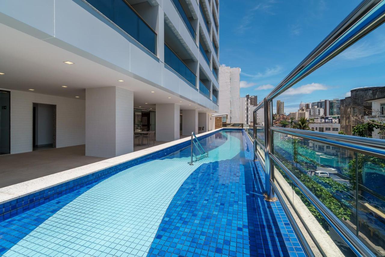 Loft 535 Farol Da Barra, Varanda, Piscina, Academia, No Farol Da Barra Salvador Exterior foto